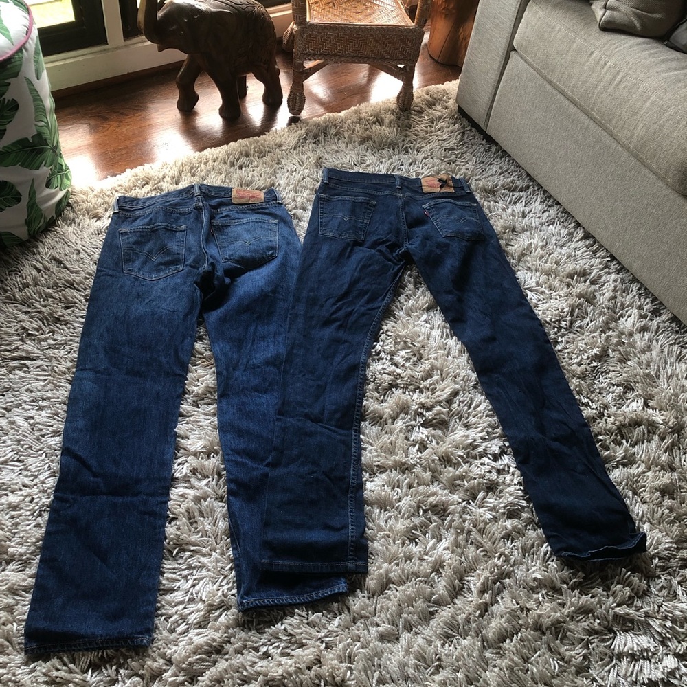2 pairs Vintage Levi’s size 30W